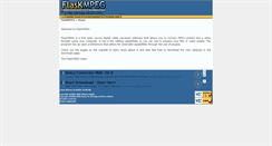 Desktop Screenshot of flaskmpeg.net